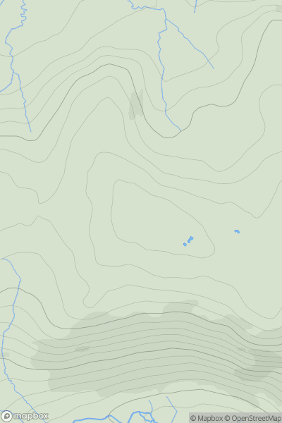 Thumbnail image for Great Yarlside [Lake District E] [NY520079] showing contour plot for surrounding peak
